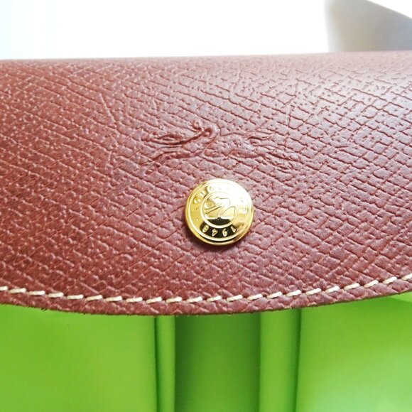 LONGCHAMP Le Pliage Original Large Tote Bag Green Light Recycled Canvas - Picture 8 of 12